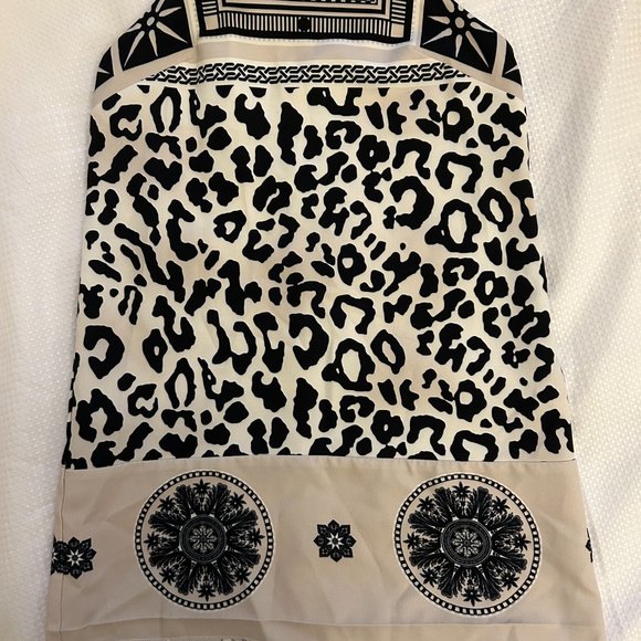 Shona Joy ivory midi dress, as new, animal print, size 6 or size 8 - Picture 7 of 9